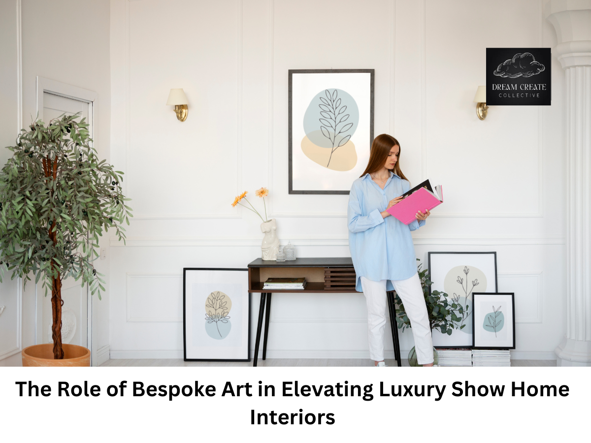 The Role of Bespoke Art in Elevating Luxury Show Home Interiors