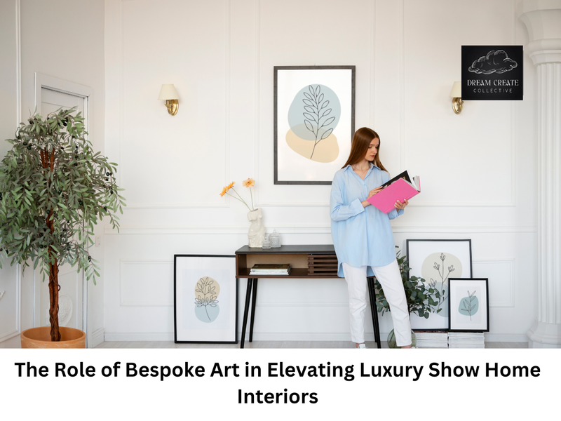 The Role of Bespoke Art in Elevating Luxury Show Home Interiors
