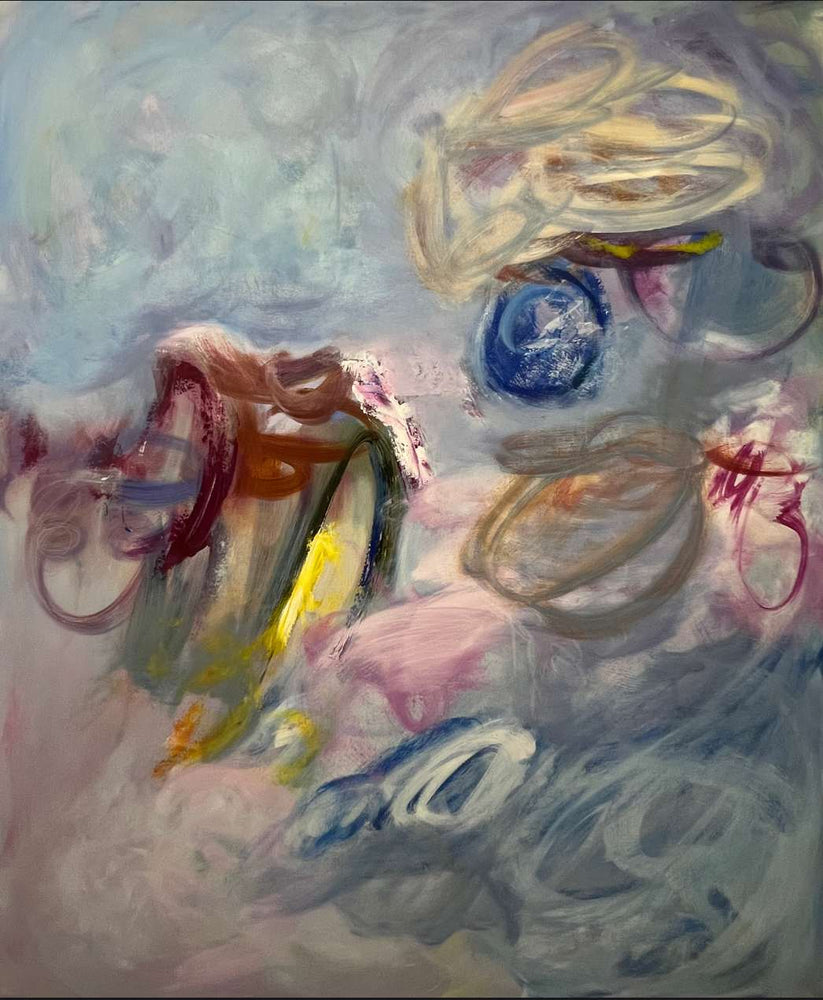 Large-scale abstract painting from Dream Create Collective Abstract Collection