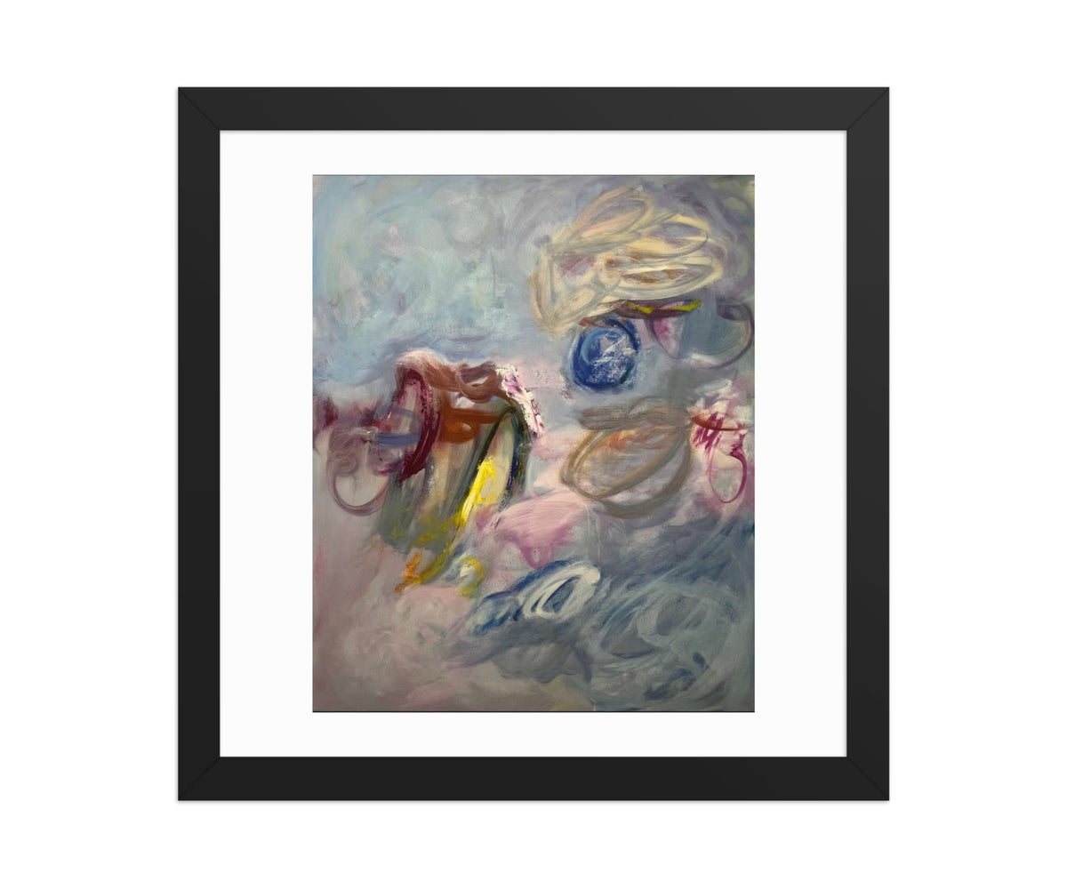 Painterly florals transformed into refined fine art prints